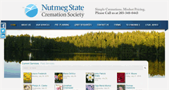 Desktop Screenshot of nutmegcremation.com