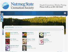 Tablet Screenshot of nutmegcremation.com